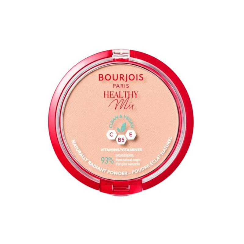 Bourjois Healthy Mix Pressed Powder, Matte Finish, Rose Beige 03, 10g