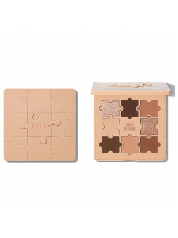 Nude Eyeshadow Palette Jazzy Jigsaw Matte & Shimmer SHEGLAM 12g