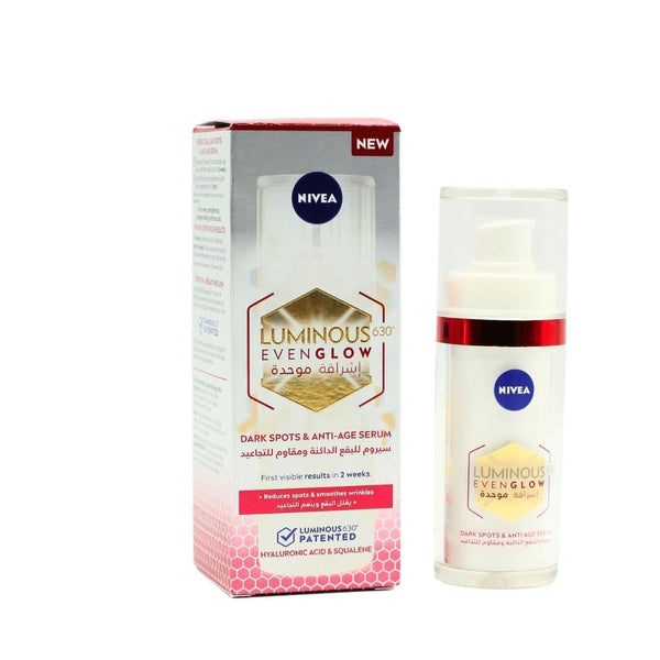 Nivea Hyaluronic Acid Serum, Dark Spot Appearance, Hydrating, 30ml