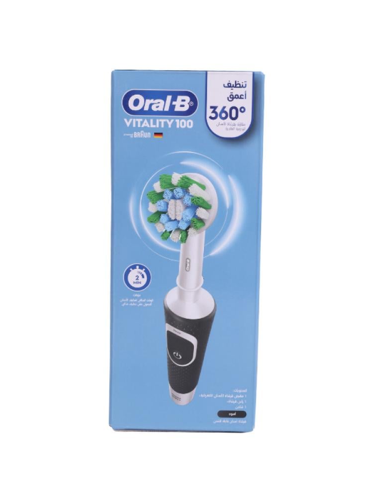Oral-B Vitality 100 Cross Action Electric Toothbrush, Black
