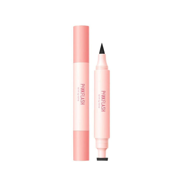 Pink Flash Liquid Eyeliner Pencil BK01, Waterproof, Matte Black