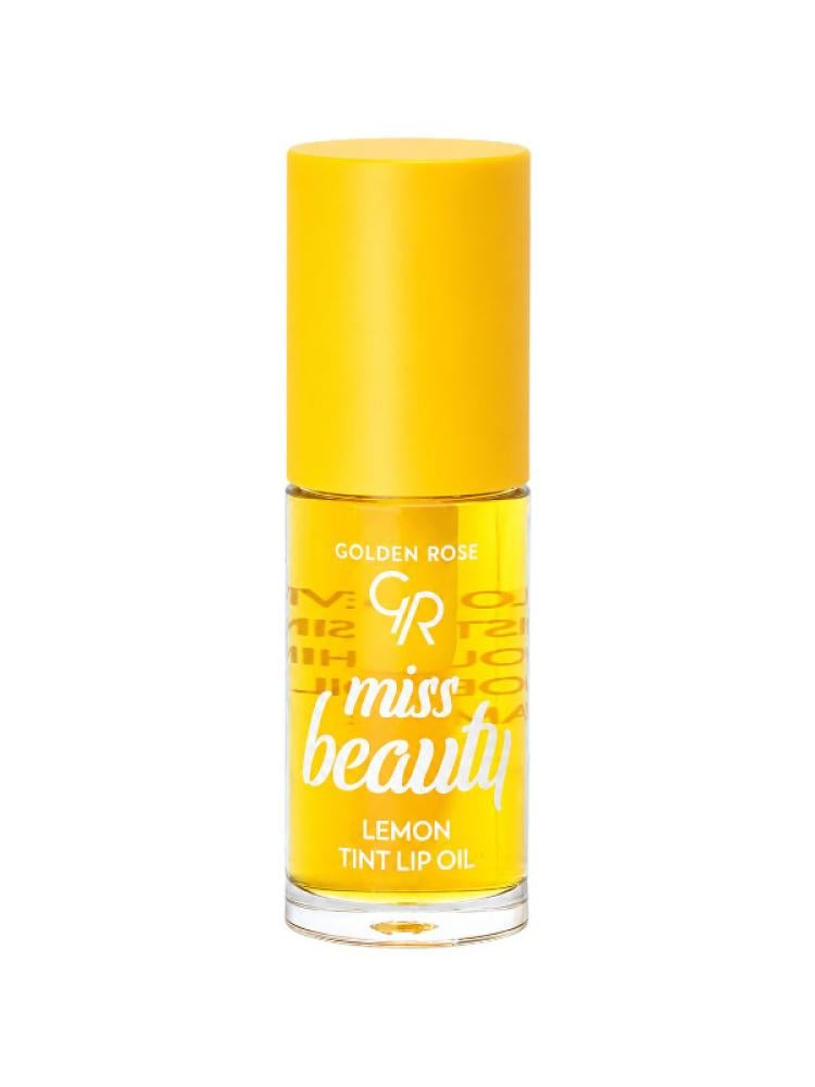 Lip Oil Lemon Tint Hydrating Gloss Golden Rose 6ml