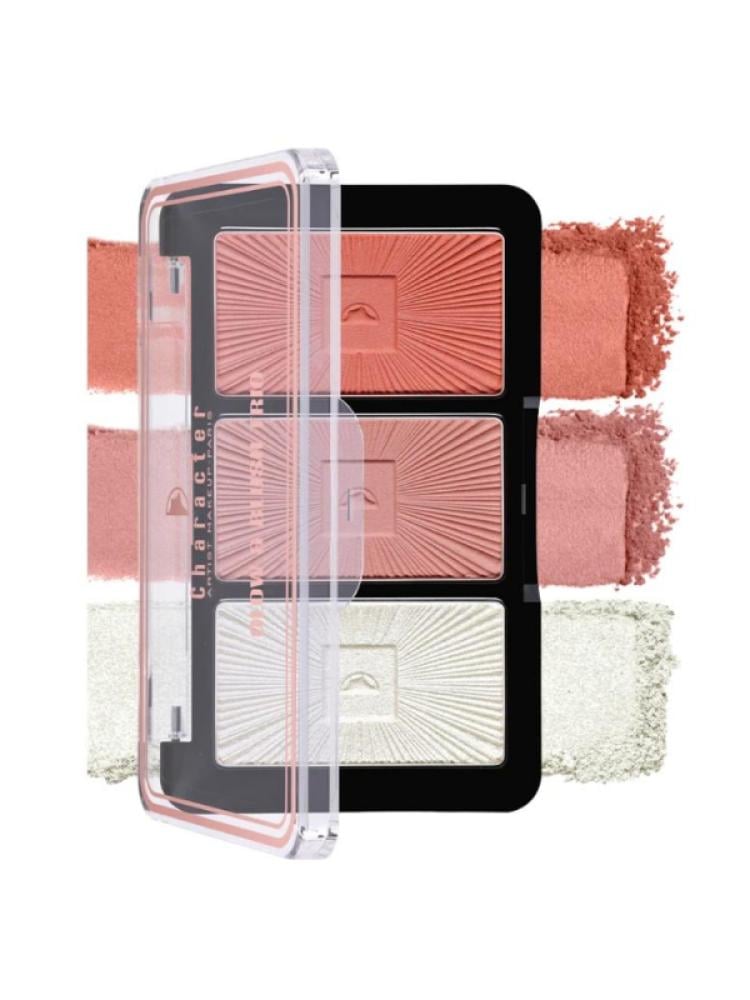 Blush and Highlighter Palette Creamy Natural Glow Character 13.5g