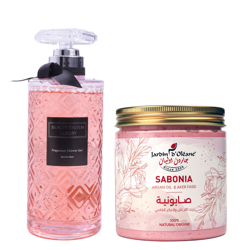 Aker Fassi Soap & Shower Gel Set with Argan Oil