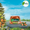 Vatika Argan Oil Hair Styling Cream, Moisturizing, 210ml