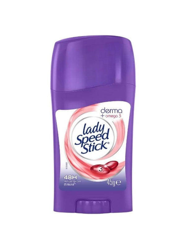 Lady Speed Stick Derma Omega 3 Antiperspirant Deodorant - 45g
