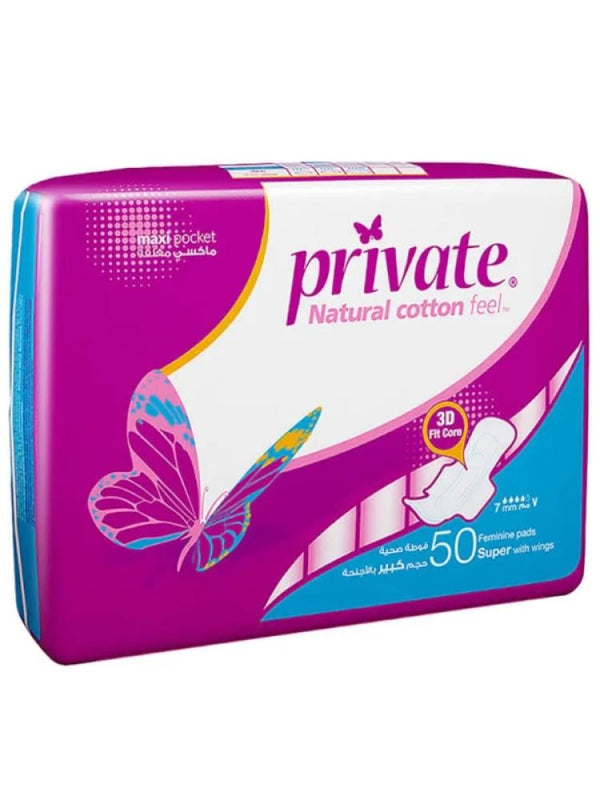 Best Sanitary Pads for 10 Year Olds Large Size with Wings Private 50 Pads