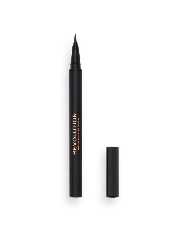 Hair Stroke Eyebrow Pencil Medium Brown Natural Look Revolution 0.05g