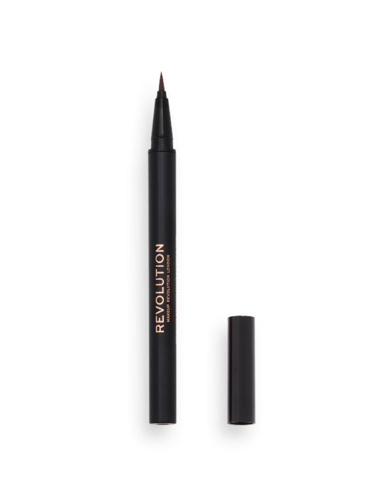 Hair Stroke Eyebrow Pencil Medium Brown Natural Look Revolution 0.05g