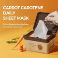 Skin Food Carrot & Carotene Face Mask for Moisturizing & Soothing - 30 Pieces