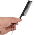 Tail Comb for Hair Sectioning Metal Tip Titania 21.5cm