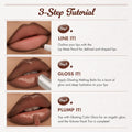 Lip Liner, Balm and Gloss Trio Set - Mocha Mousse - Rom&nd - 8g