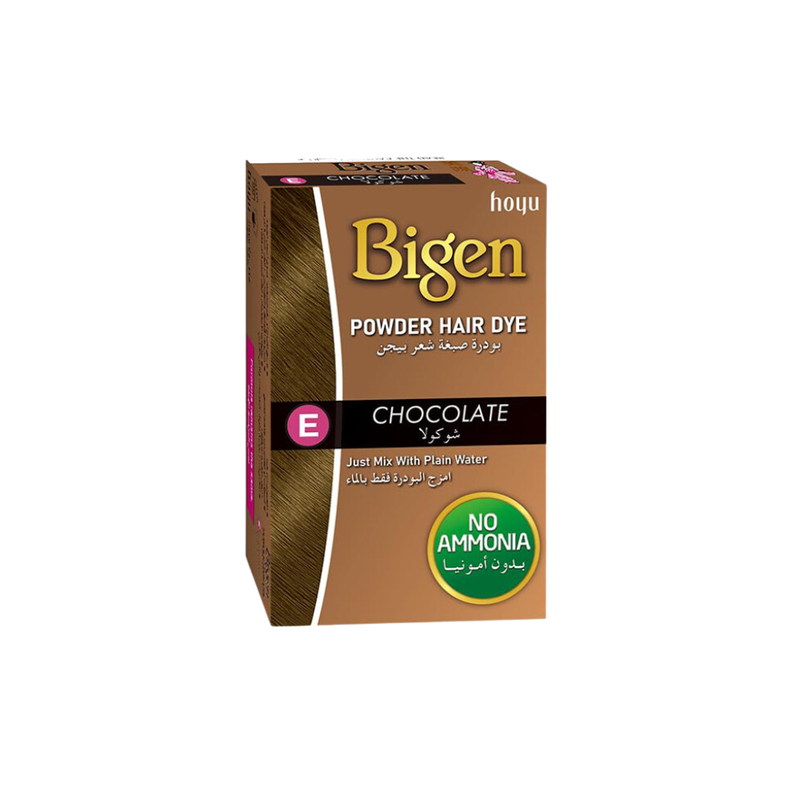 Bigen Hair Dye Powder, Chocolate Brown, Ammonia-Free, 6g