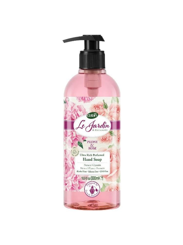 Dalan Le Jardin Peony & Rose Hand Soap - 500ml