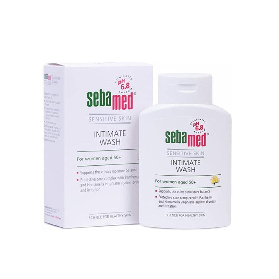 Sebamed Feminine Wash Sensitive Skin for Women 50+ Soothing Formula 200ml