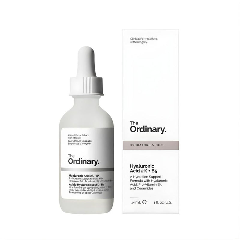 The Ordinary Hyaluronic Acid 2% + B5 Serum, Hydrating Facial Treatment, 30ml