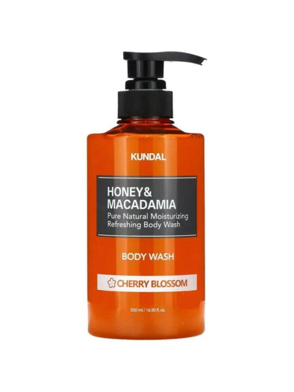 Top Rated Moisturizing Body Wash Honey Macadamia Cherry Blossom Kundal 500ml