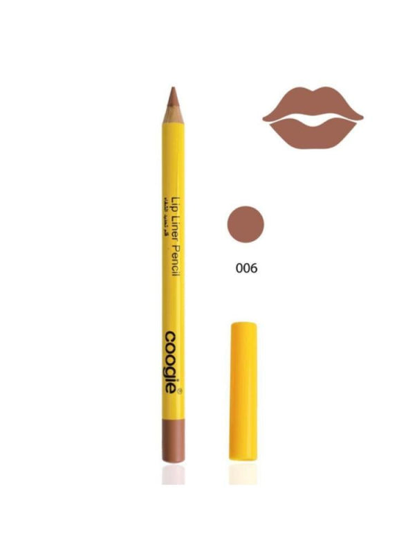 Coogie Lip Liner Pencil 0.92g - Shade 006