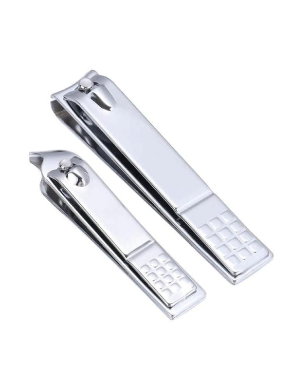 Professional Nail Clippers Set Straight & Curved Blades Salon System 2-Piece