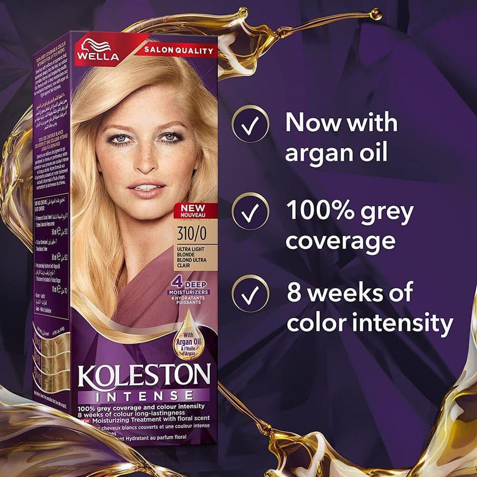Wella Koleston Intense Hair Color Very Light Blonde Long-lasting Color 310/0