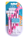 Twin Blade Razor Disposable Women's Smooth Shave gellys 4 Pack