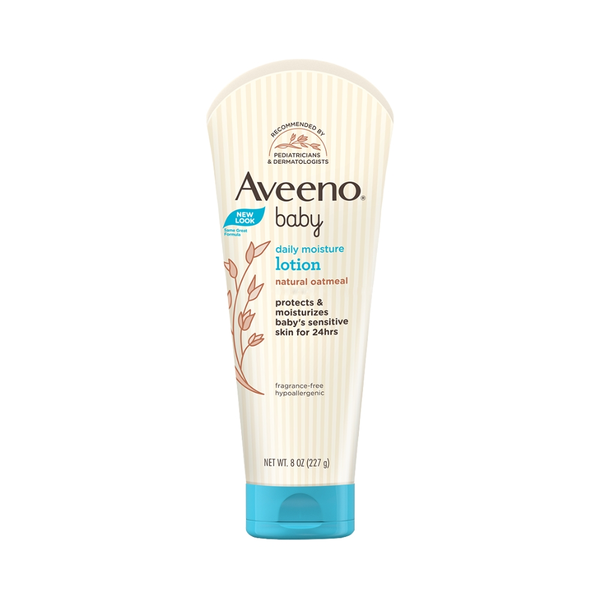 Aveeno Baby Daily Moisturizing Lotion with Colloidal Oatmeal, Fragrance-Free, 227 ml