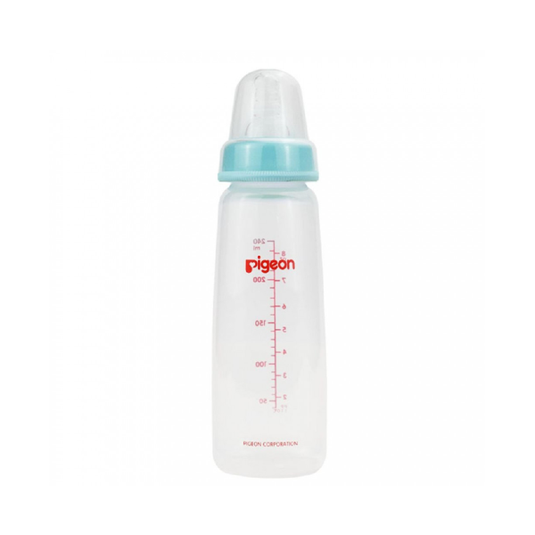 Pigeon Plastic Baby Bottle with Transparent Cap, 240ml