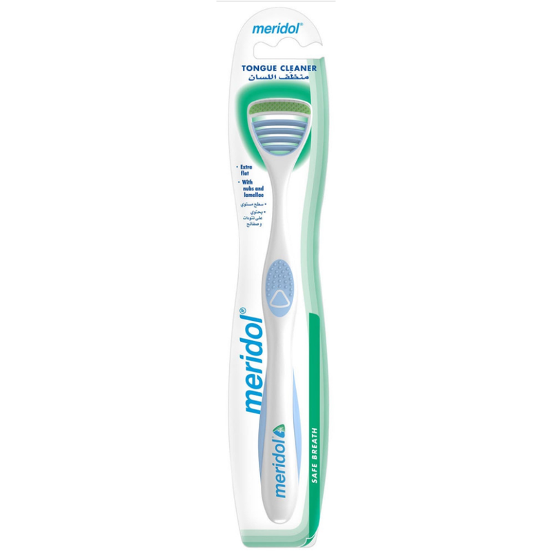 Tongue Cleaner For Bad Breath Safe Breath Oral Hygiene Meridol