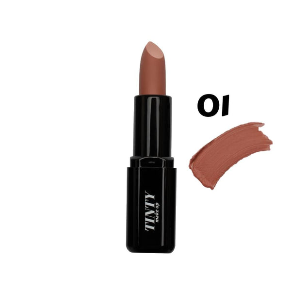 Tinty Matte Lipstick, Long Lasting, Waterproof, No. 01