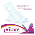 Private Maxi Super Large Sanitary Pads with Wings 50 Count