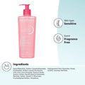 Foaming Gel Cleanser Gentle Soothing Micellar Bioderma Sensibio 500ml