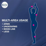 Veet Hair Removal Wax Strips for Sensitive Skin Easy-Gel Formula 20 strips