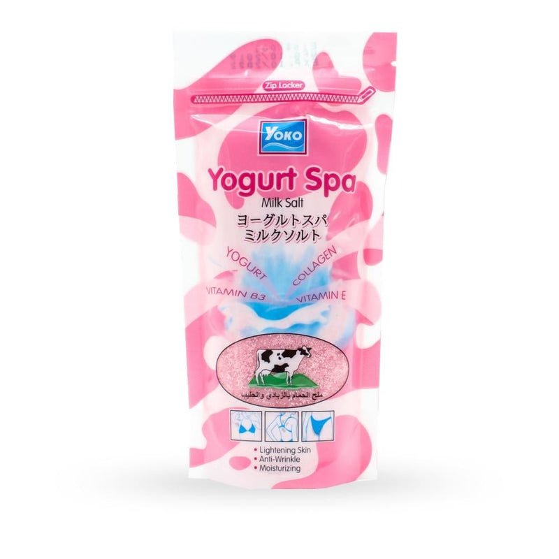 Body Scrub Yogurt Spa Milk Salt Exfoliating Yoko 300g
