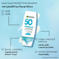 Sunscreen Serum For Oily Skin Super UV Acne Prone SPF 50+ Garnier 30ml