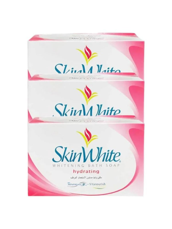 Bath Soap for Sensitive Skin Moisturizing Vita-Nourish Skin White 3x135g