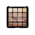 Nyx Ultimate Eyeshadow Palette Warm Neutrals 16 Shades Matte Shimmer