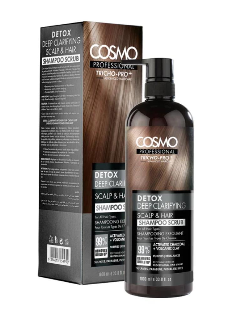 Cosmo Professional Detox Scalp Scrub Shampoo - 1000ml