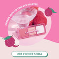 Cathy Doll Trio Eyeshadow Palette 01 Lychee Soda, Matte Shimmer Glitter, 6g