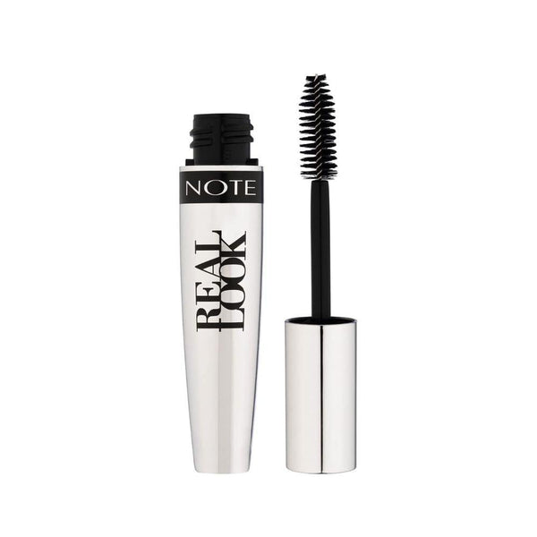 Note Real Look Mascara, Volumizing and Lengthening, Black, Vitamin E