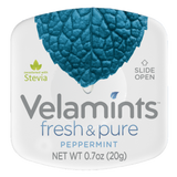 Velamints Peppermint Lozenges Sugar Free - Refreshing Mint Candy 20G