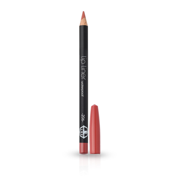 Waterproof Lip Liner Pencil Long-Lasting Smudge-Proof 206 LEF COSMETIC 1.2g