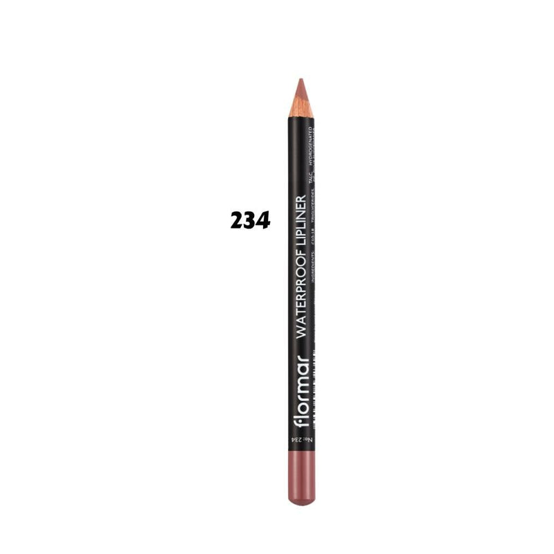 Flormar Waterproof Lip Liner 234 Vanilla Souffle Long-Lasting Pencil