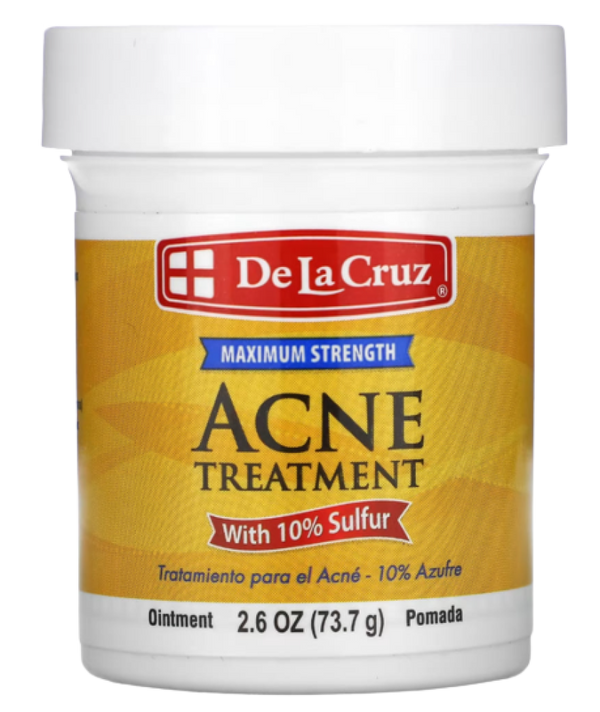 Acne Clearing Cream with 10% Benzoyl Peroxide De La Cruz 73.7g