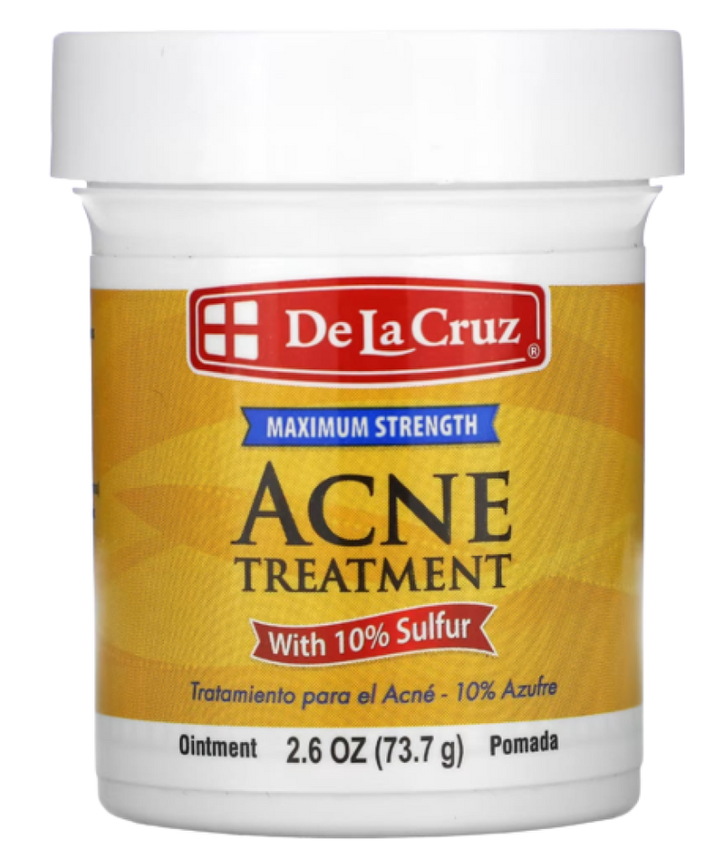 Acne Clearing Cream with 10% Benzoyl Peroxide De La Cruz 73.7g