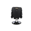 Salon System Audi Super Special Black Men's Barber Chair Leather Handle