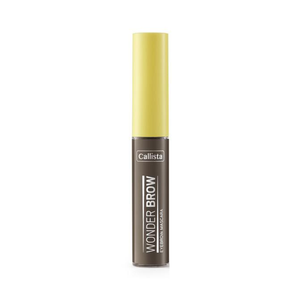 Callista Wonder Brow Eyebrow Mascara 03 Dark Brown, Thickening Formula