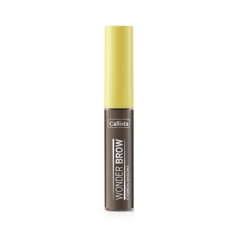 Callista Wonder Brow Eyebrow Mascara 03 Dark Brown, Thickening Formula