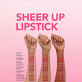 Sheer Lipstick Pretty Peach 005 Hydrating Flormar 3.5g