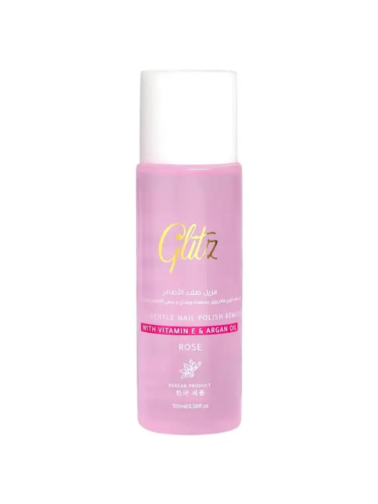 Glitz Rose Scent Nail Polish Remover - 100ml