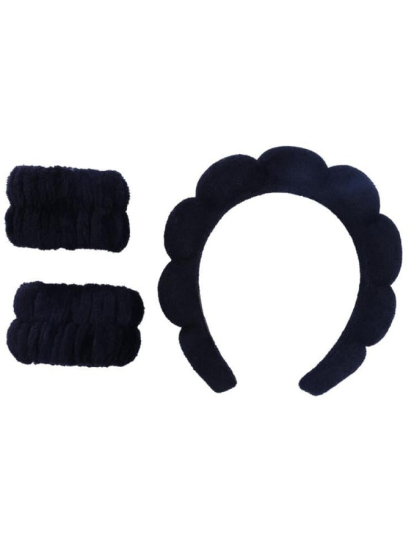 Beauty System Skincare Hair Band Black Reusable Soft Hair Accessory